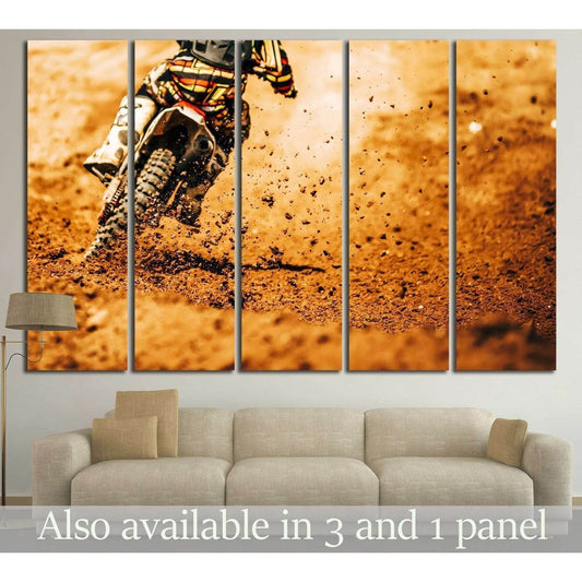 Dirt Bike №168 Ready to Hang Canvas PrintCanvas art arrives ready to hang, with hanging accessories included and no additional framing required. Every canvas print is hand-crafted, made on-demand at our workshop and expertly stretched around 100% North Am