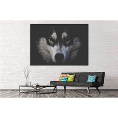 Dog Black and White №2 Ready to Hang Canvas PrintCanvas art arrives ready to hang, with hanging accessories included and no additional framing required. Every canvas print is hand-crafted, made on-demand at our workshop and expertly stretched around 100%