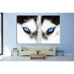 Dogs blue eyes №10 Ready to Hang Canvas PrintCanvas art arrives ready to hang, with hanging accessories included and no additional framing required. Every canvas print is hand-crafted, made on-demand at our workshop and expertly stretched around 100% Nort