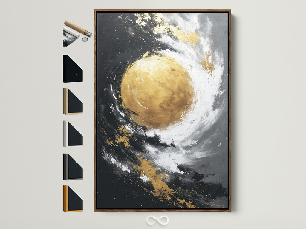 Artwork with a brown frame showcases various frame options. Explore the collection of frames. Discover the perfect frame to complement your artwork. Find the ideal frame for your art.