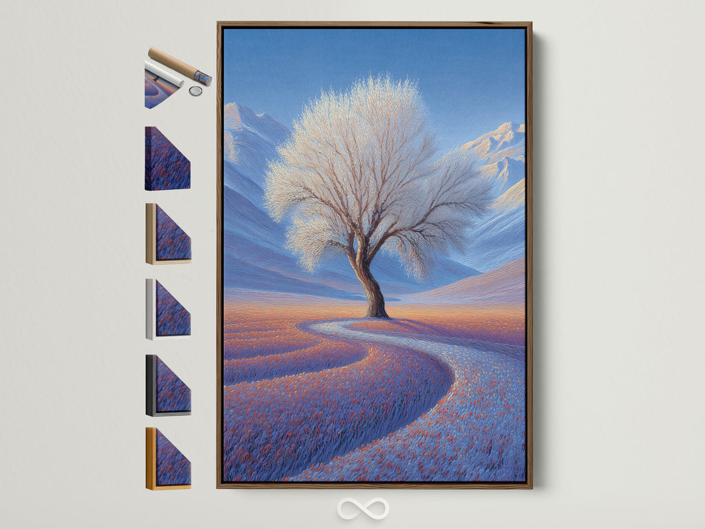 Explore framing options with this brown frame. See all available frame styles for your artwork. Choose the perfect frame to complement your print. Enhance your wall art with our diverse frame selection.