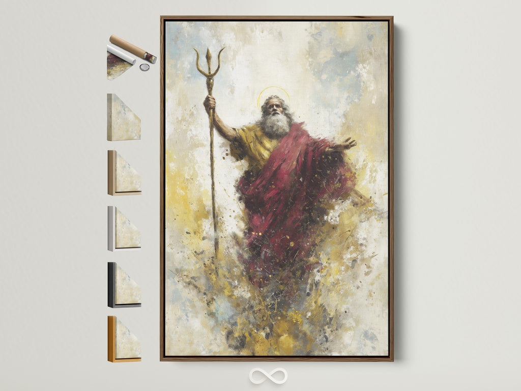 A brown frame displays various frame options. See the range of framing choices available. Find the perfect frame to complement your artwork. Explore frame styles and materials.