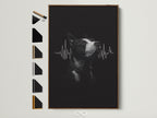 Framed dog heartbeat artwork is displayed with various frame color options. See available frame colors like oak white black and gold. Find the perfect frame to match your veterinary office decor or home art.