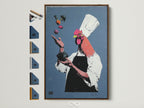 Rooster Chef artwork with a brown frame. See all frame options available for this quirky kitchen canvas print. Elevate your dining room or restaurant decor with this whimsical animal art. Perfect for adding personality and style to any space. View all frame choices now.