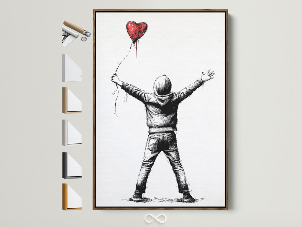 Explore framing options for your artwork. This photo displays a brown frame. All frame styles are available. Select the perfect frame to enhance your art piece. Transform your living space with framed artwork.