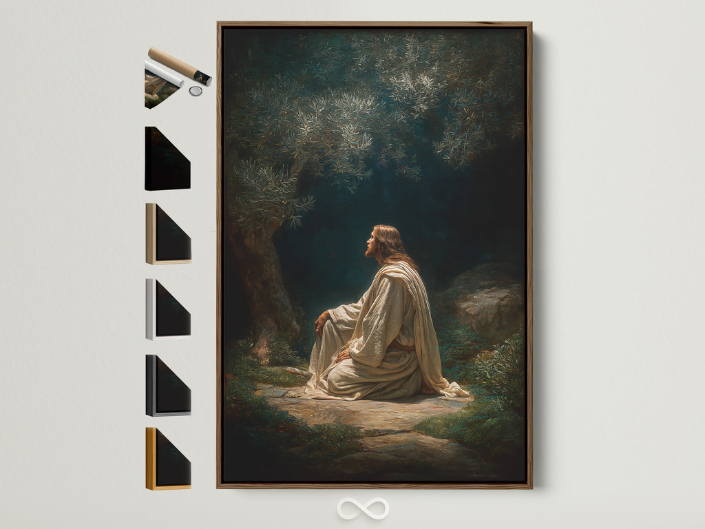 Explore framed artwork options. View a brown frame showcasing available styles. See art choices on the side. Find the perfect frame for your artwork. Enhance your space today with our framing solutions. Discover your style now.