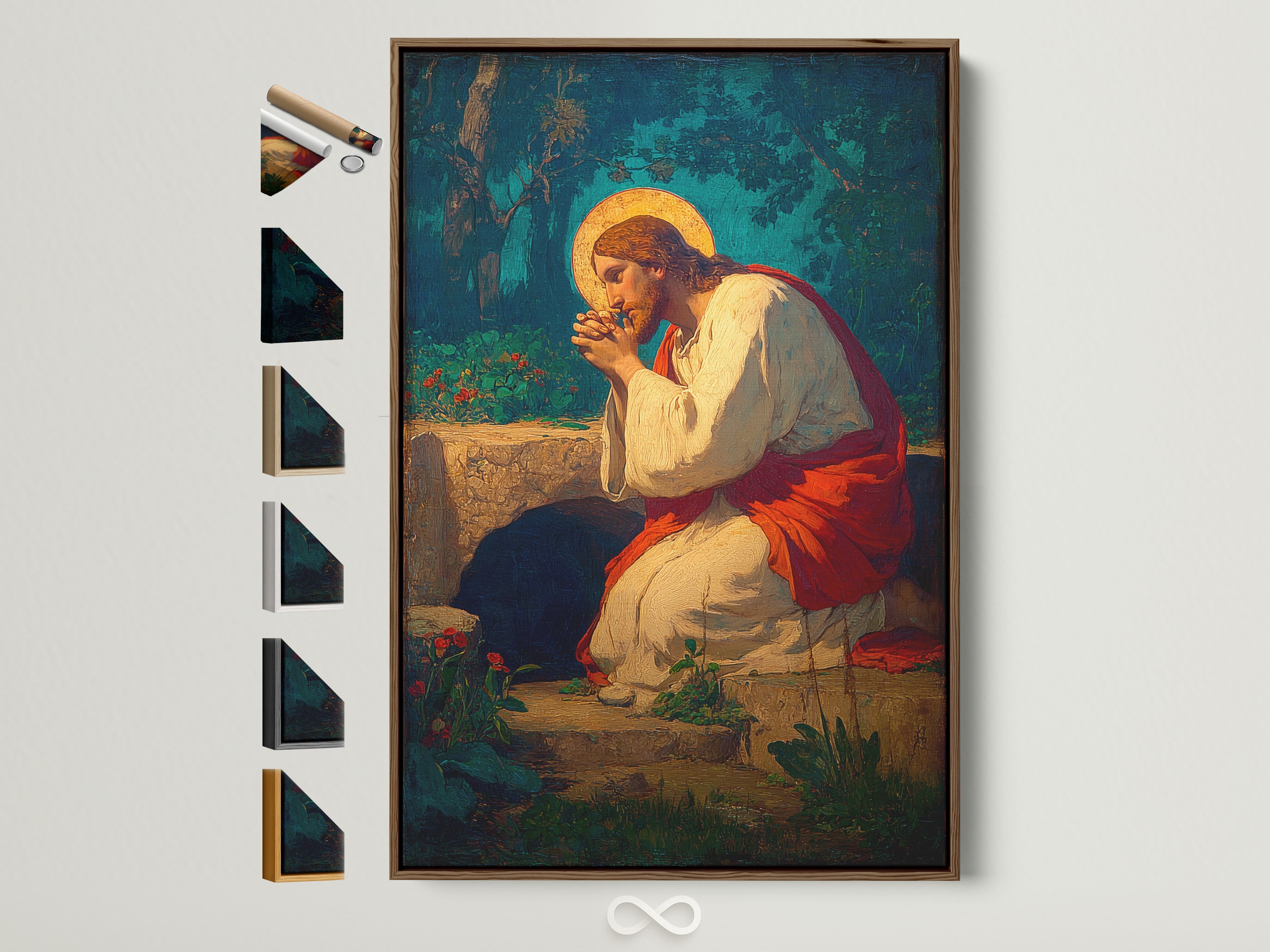 Explore custom framing options. This artwork features a brown frame. See all available frame styles to perfectly complement your art. Find the ideal frame for your unique taste and decor. Transform your living space with our exquisite framing solutions.