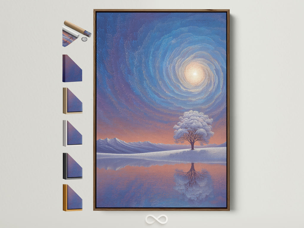 Explore framed art options with this brown frame showcasing various styles. See canvas prints fine art posters and floating frames. Find the perfect frame to complement your artwork. This frame enhances any piece with its warm tone and versatile style. Discover framing solutions for every art lover.