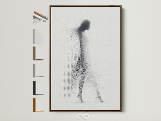 Explore framing options with this brown frame. It displays various frame styles. See artwork with different frame choices. Find the perfect frame for your art. Enhance your space with framed art.