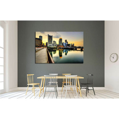 Downtown Boston skyline, financial district №2080 Ready to Hang Canvas PrintCanvas art arrives ready to hang, with hanging accessories included and no additional framing required. Every canvas print is hand-crafted, made on-demand at our workshop and expe