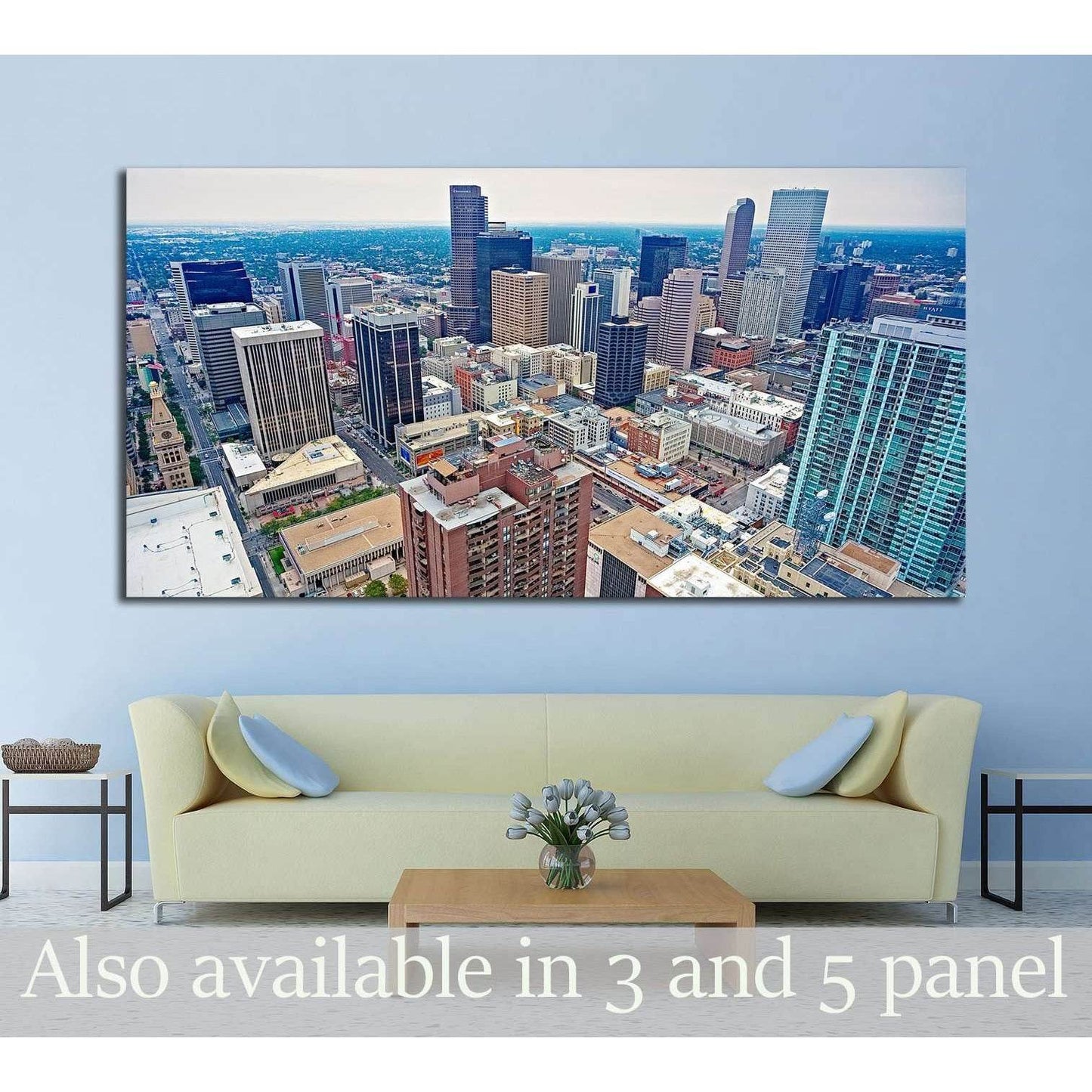 Downtown Denver №1745 Ready to Hang Canvas PrintCanvas art arrives ready to hang, with hanging accessories included and no additional framing required. Every canvas print is hand-crafted, made on-demand at our workshop and expertly stretched around 100% N