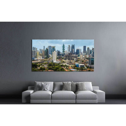 Downtown Panama City Skyscrapers №1546 Ready to Hang Canvas PrintCanvas art arrives ready to hang, with hanging accessories included and no additional framing required. Every canvas print is hand-crafted, made on-demand at our workshop and expertly stretc