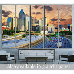 Downtowntown Atlanta, Georgia Skyline №1624 Ready to Hang Canvas PrintCanvas art arrives ready to hang, with hanging accessories included and no additional framing required. Every canvas print is hand-crafted, made on-demand at our workshop and expertly s