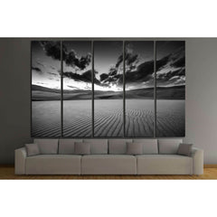 Dramatic Sky over desert dunes Black and White Landscapes Photography №3096 Ready to Hang Canvas PrintCanvas art arrives ready to hang, with hanging accessories included and no additional framing required. Every canvas print is hand-crafted, made on-deman