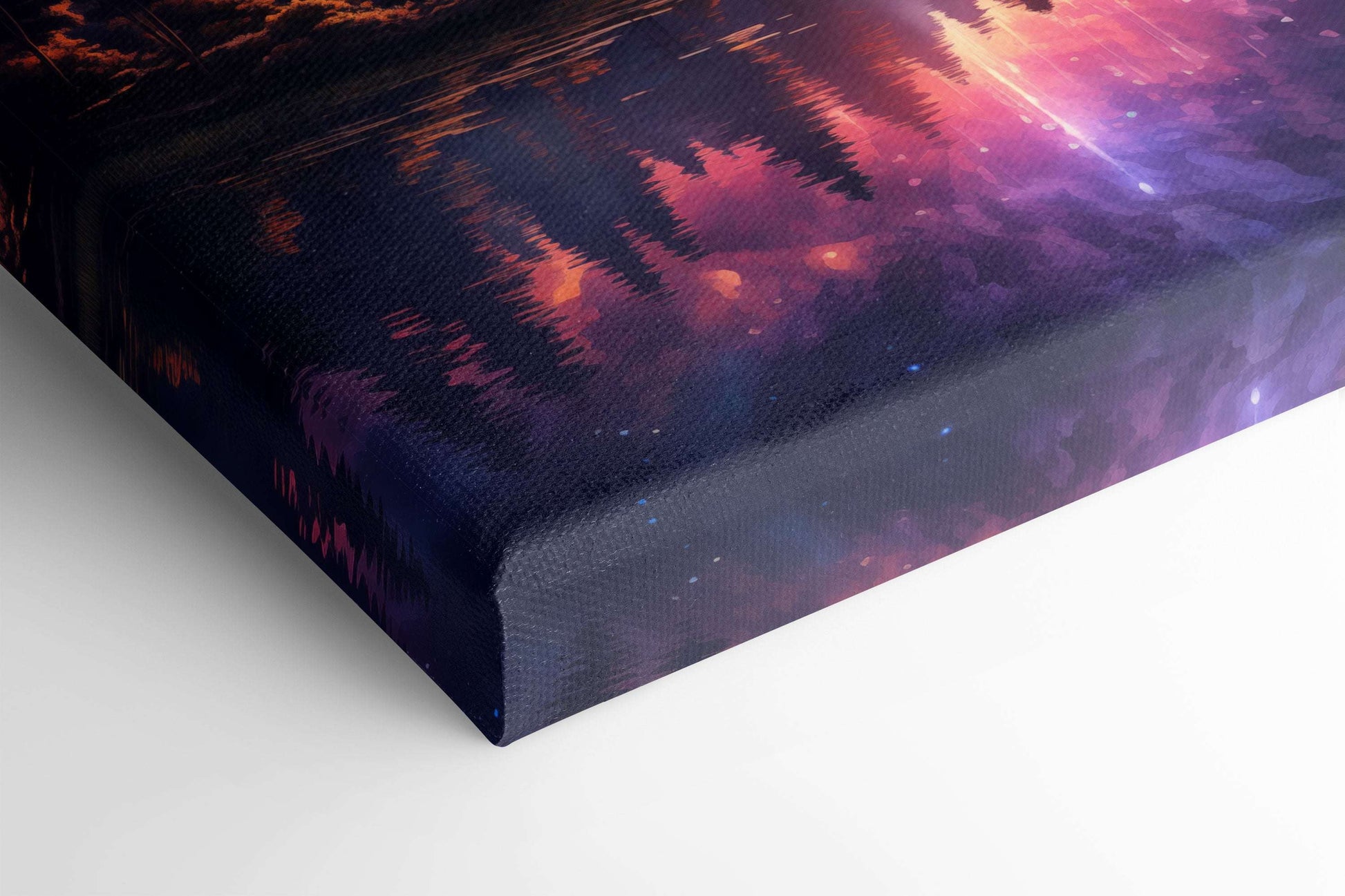 Dreamy Aurora Skyline - Canvas Print - Artoholica Ready to Hang Canvas Print