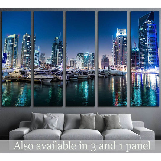 Dubai Cityscape №524 Ready to Hang Canvas PrintCanvas art arrives ready to hang, with hanging accessories included and no additional framing required. Every canvas print is hand-crafted, made on-demand at our workshop and expertly stretched around 100% No