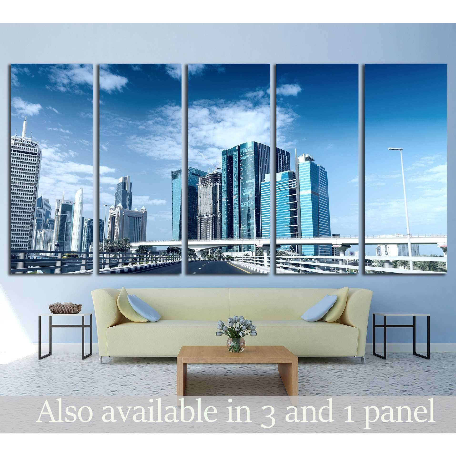 Dubai Downtown №1249 Ready to Hang Canvas PrintCanvas art arrives ready to hang, with hanging accessories included and no additional framing required. Every canvas print is hand-crafted, made on-demand at our workshop and expertly stretched around 100% No