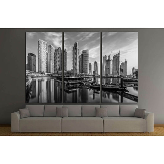 Dubai Marina Skyline. Dubai - United Arab Emirates. №2714 Ready to Hang Canvas PrintCanvas art arrives ready to hang, with hanging accessories included and no additional framing required. Every canvas print is hand-crafted, made on-demand at our workshop
