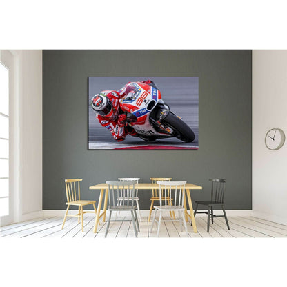 Ducati Team, Jorge Lorenzo, 2017 MotoGP pre-season test, SEPANG, MALAYSIA №1895 Ready to Hang Canvas PrintCanvas art arrives ready to hang, with hanging accessories included and no additional framing required. Every canvas print is hand-crafted, made on-d