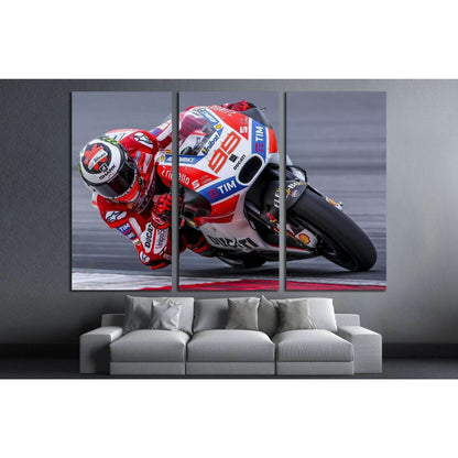 Ducati Team, Jorge Lorenzo, 2017 MotoGP pre-season test, SEPANG, MALAYSIA №1895 Ready to Hang Canvas PrintCanvas art arrives ready to hang, with hanging accessories included and no additional framing required. Every canvas print is hand-crafted, made on-d