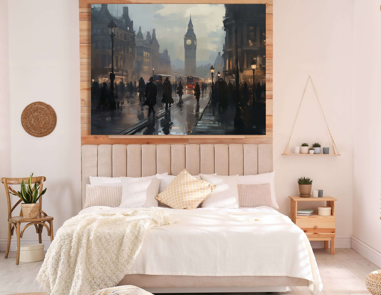 Dynamic London City Scene - Canvas Print - Artoholica Ready to Hang Canvas Print