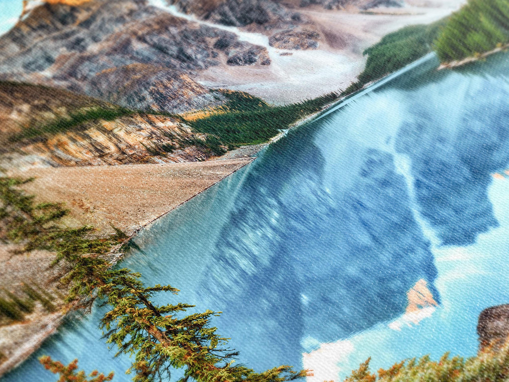 Moraine Lake Wall Art, Large Mountain and Lake Fine Art, Banff National Park Wall Art, Artwork for Living Room or Office Decor, Canada Art