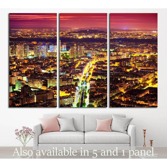 Eastern Paris at Night №2587 Ready to Hang Canvas PrintCanvas art arrives ready to hang, with hanging accessories included and no additional framing required. Every canvas print is hand-crafted, made on-demand at our workshop and expertly stretched around