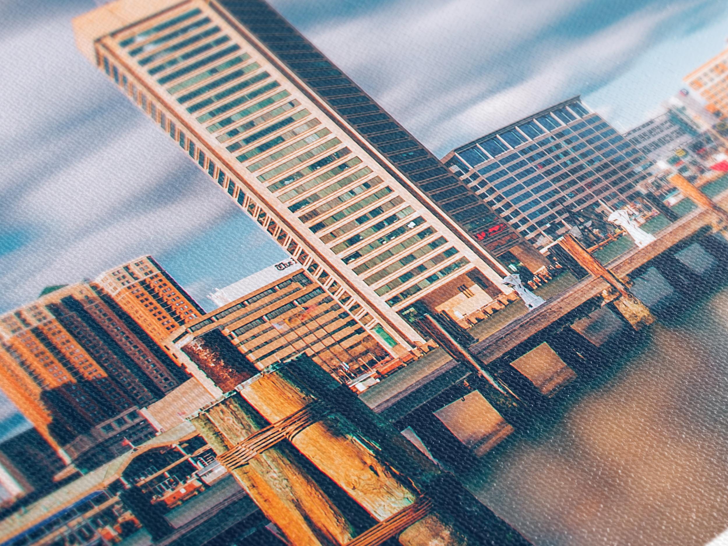 Baltimore Canvas Art - Baltimore Cityscape Canvas Print, Baltimore Wall Art, Baltimore MD Harbor, Baltimore Wall Decor, Baltimore Art Print