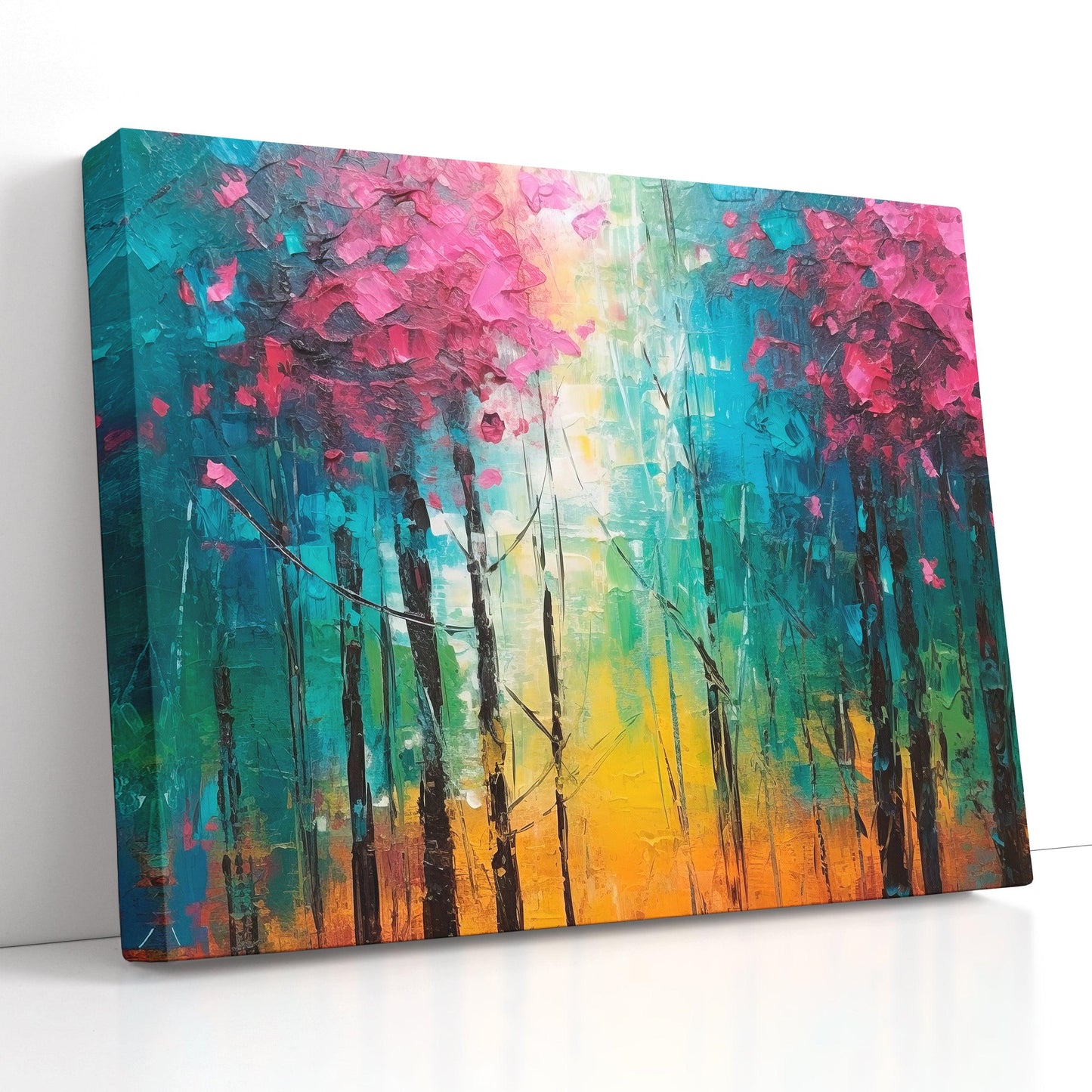 Edge of Spring Forest - Canvas Print - Artoholica Ready to Hang Canvas Print