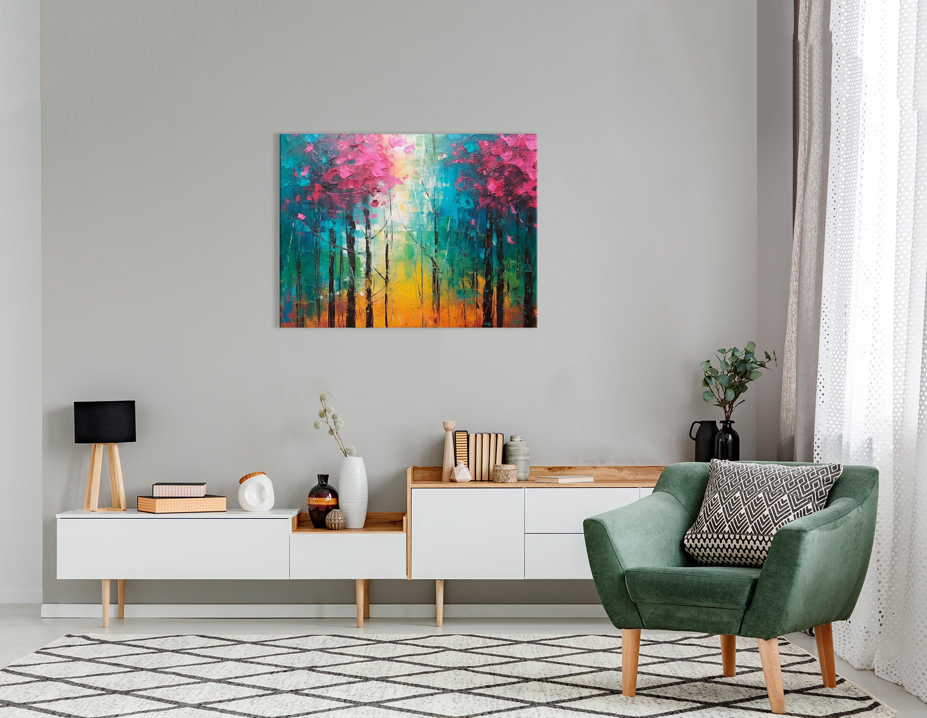 Edge of Spring Forest - Canvas Print - Artoholica Ready to Hang Canvas Print