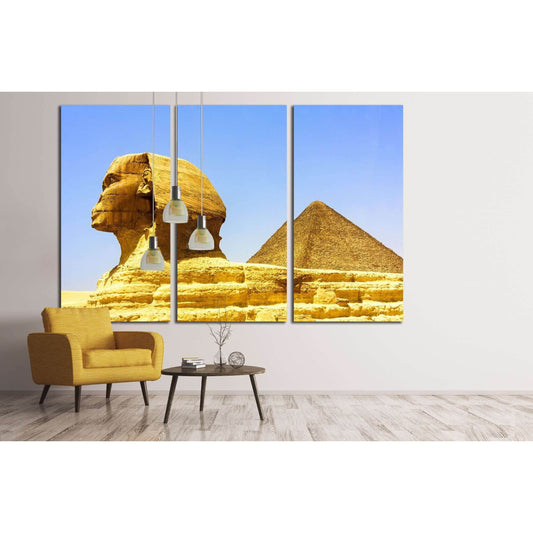 Egyptian pyramids in Giza №2199 Ready to Hang Canvas PrintCanvas art arrives ready to hang, with hanging accessories included and no additional framing required. Every canvas print is hand-crafted, made on-demand at our workshop and expertly stretched aro