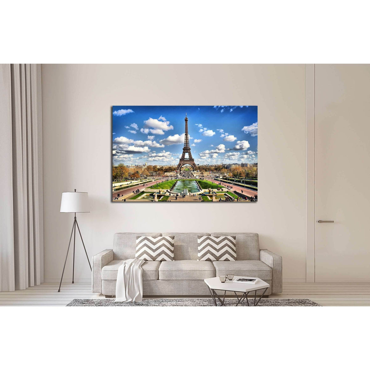 eiffel tower №2229 Ready to Hang Canvas PrintCanvas art arrives ready to hang, with hanging accessories included and no additional framing required. Every canvas print is hand-crafted, made on-demand at our workshop and expertly stretched around 100% Nort