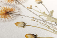 Elegant Botanical Dandelion Illustration - Canvas Print - Artoholica Ready to Hang Canvas Print