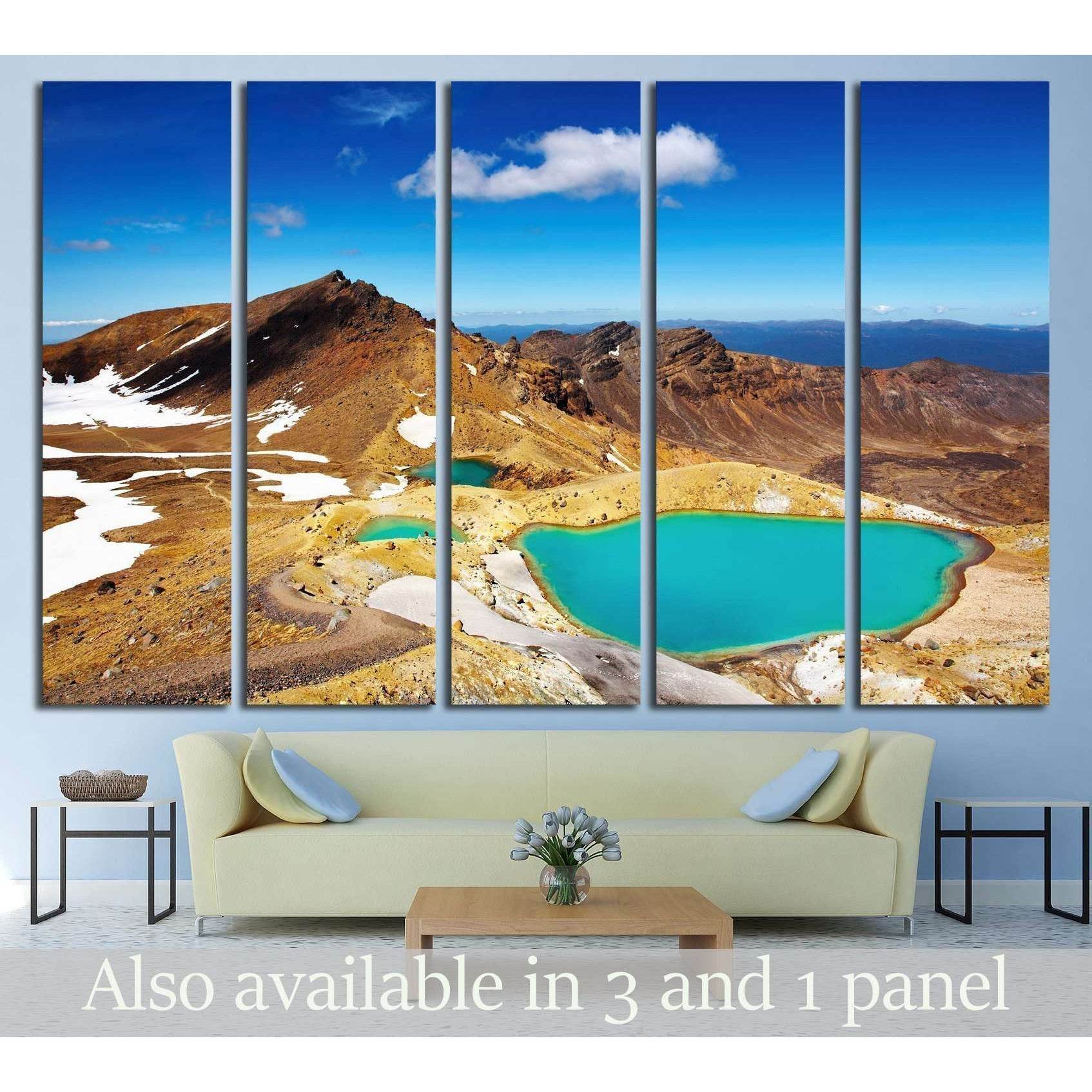 Emerald Lakes, Tongariro National Park, New Zealand №2491 Ready to Hang Canvas PrintCanvas art arrives ready to hang, with hanging accessories included and no additional framing required. Every canvas print is hand-crafted, made on-demand at our workshop