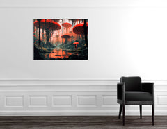 Enchanted Mushroom Forest - Canvas Print - Artoholica Ready to Hang Canvas Print