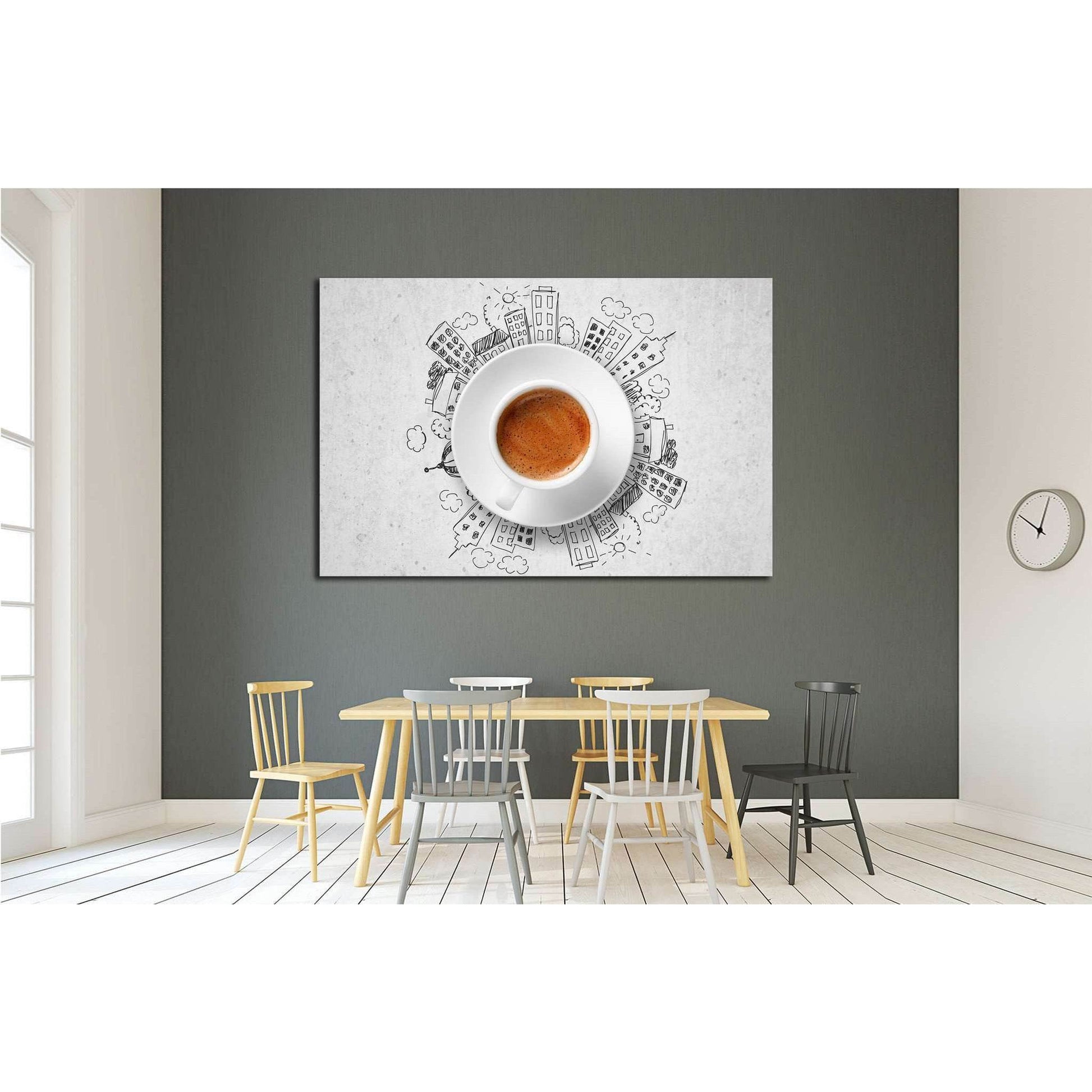 Espresso №1920 Ready to Hang Canvas PrintCanvas art arrives ready to hang, with hanging accessories included and no additional framing required. Every canvas print is hand-crafted, made on-demand at our workshop and expertly stretched around 100% North Am