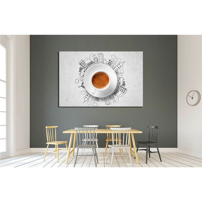 Espresso №1920 Ready to Hang Canvas PrintCanvas art arrives ready to hang, with hanging accessories included and no additional framing required. Every canvas print is hand-crafted, made on-demand at our workshop and expertly stretched around 100% North Am