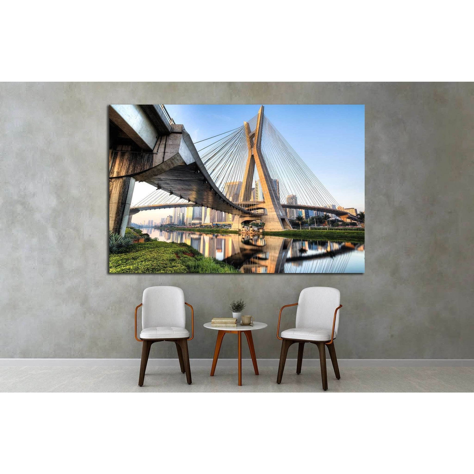 Estaiada Bridge, Sao Paulo, Brazil, South America №1513 Ready to Hang Canvas PrintCanvas art arrives ready to hang, with hanging accessories included and no additional framing required. Every canvas print is hand-crafted, made on-demand at our workshop an