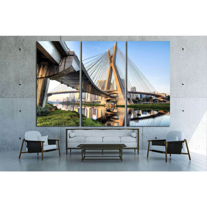 Estaiada Bridge, Sao Paulo, Brazil, South America №1513 Ready to Hang Canvas PrintCanvas art arrives ready to hang, with hanging accessories included and no additional framing required. Every canvas print is hand-crafted, made on-demand at our workshop an