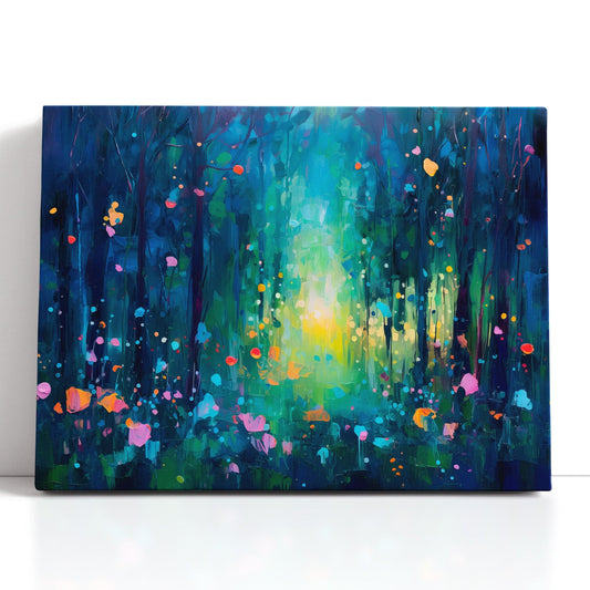 Fairy Night Forest - Canvas Print - Artoholica Ready to Hang Canvas Print