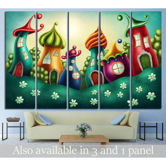 Fantasy village №712 Ready to Hang Canvas PrintCanvas art arrives ready to hang, with hanging accessories included and no additional framing required. Every canvas print is hand-crafted, made on-demand at our workshop and expertly stretched around 100% No