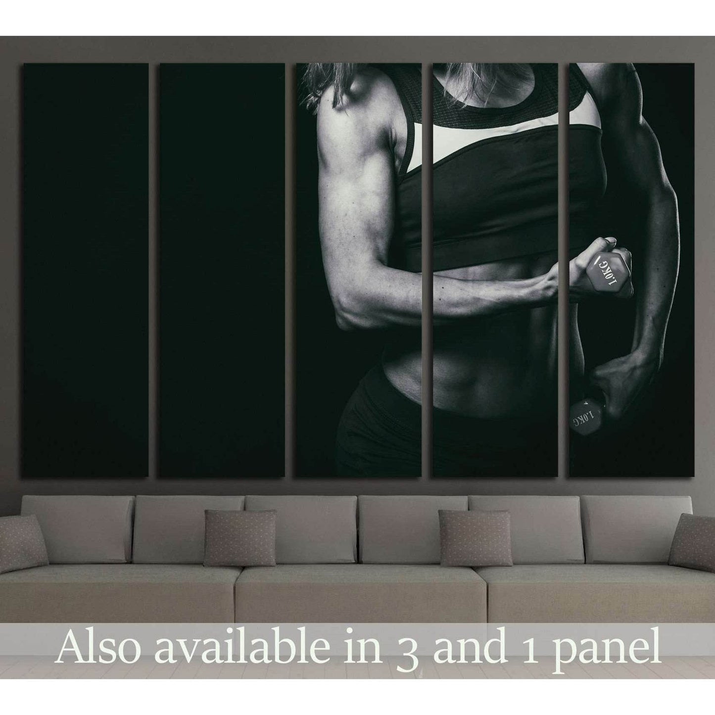 Female fitness, beautiful female body №2132 Ready to Hang Canvas PrintCanvas art arrives ready to hang, with hanging accessories included and no additional framing required. Every canvas print is hand-crafted, made on-demand at our workshop and expertly s