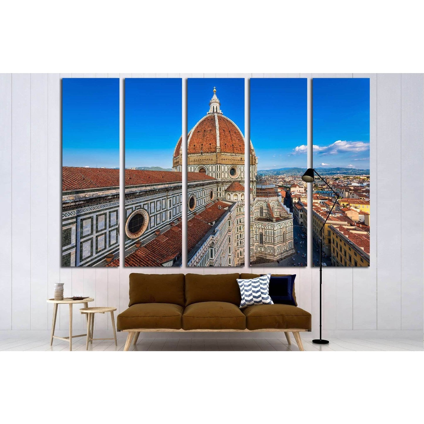 Florence Duomo. Basilica di Santa Maria del Fiore in Florence, Italy №1803 Ready to Hang Canvas PrintCanvas art arrives ready to hang, with hanging accessories included and no additional framing required. Every canvas print is hand-crafted, made on-demand