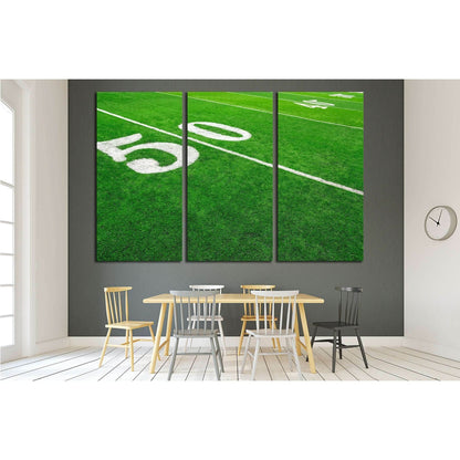 Football field №2129 Ready to Hang Canvas PrintCanvas art arrives ready to hang, with hanging accessories included and no additional framing required. Every canvas print is hand-crafted, made on-demand at our workshop and expertly stretched around 100% No