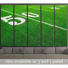 Football field №2129 Ready to Hang Canvas PrintCanvas art arrives ready to hang, with hanging accessories included and no additional framing required. Every canvas print is hand-crafted, made on-demand at our workshop and expertly stretched around 100% No