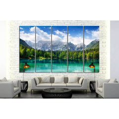 Forest and mountains №21 Ready to Hang Canvas PrintCanvas art arrives ready to hang, with hanging accessories included and no additional framing required. Every canvas print is hand-crafted, made on-demand at our workshop and expertly stretched around 100