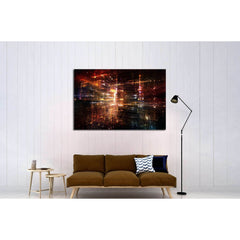 Fractal City series №3225 Ready to Hang Canvas PrintCanvas art arrives ready to hang, with hanging accessories included and no additional framing required. Every canvas print is hand-crafted, made on-demand at our workshop and expertly stretched around 10
