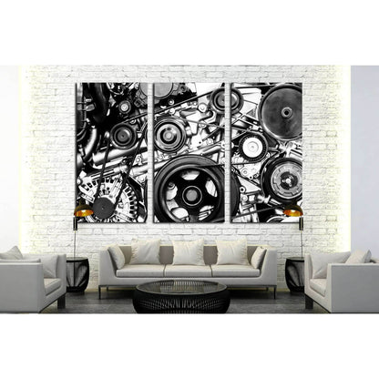 Fragment of Engine №138 Ready to Hang Canvas PrintCanvas art arrives ready to hang, with hanging accessories included and no additional framing required. Every canvas print is hand-crafted, made on-demand at our workshop and expertly stretched around 100%