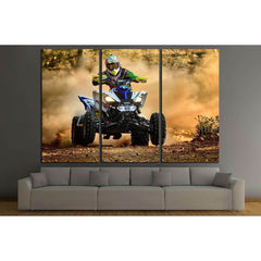 French rider in the XXXII Baja Spain №2486 Ready to Hang Canvas PrintCanvas art arrives ready to hang, with hanging accessories included and no additional framing required. Every canvas print is hand-crafted, made on-demand at our workshop and expertly st