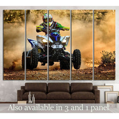 French rider in the XXXII Baja Spain №2486 Ready to Hang Canvas PrintCanvas art arrives ready to hang, with hanging accessories included and no additional framing required. Every canvas print is hand-crafted, made on-demand at our workshop and expertly st